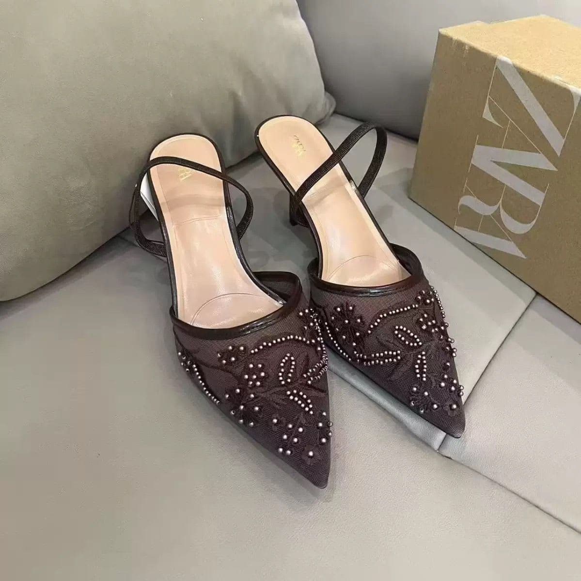 Zara Deep chocolate brown