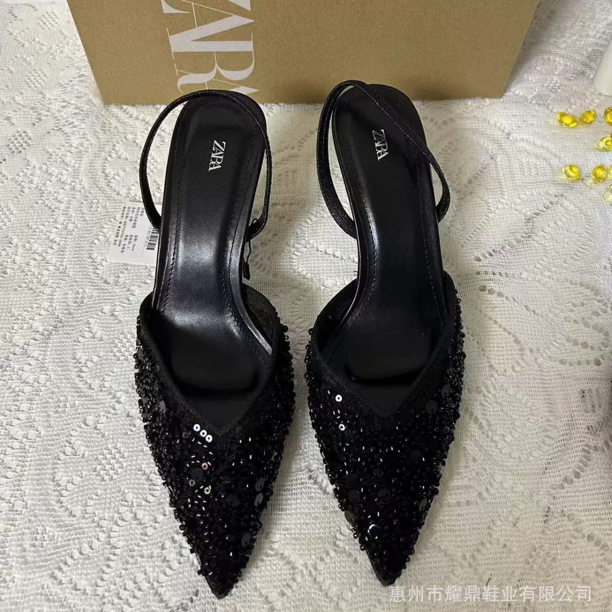 Zara Black Heel